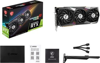 Buy MSI,MSI GeForce RTX 3090 Ti GAMING TRIO 24G Gaming Graphics Card - 24GB GDDR6X, 1860 MHz, PCI Express Gen 4, 384-bit, 3x DP v 1.4a, HDMI 2.1 (Supports 4K & 8K HDR) - Gadcet.com | UK | London | Scotland | Wales| Ireland | Near Me | Cheap | Pay In 3 | Desktop Computers