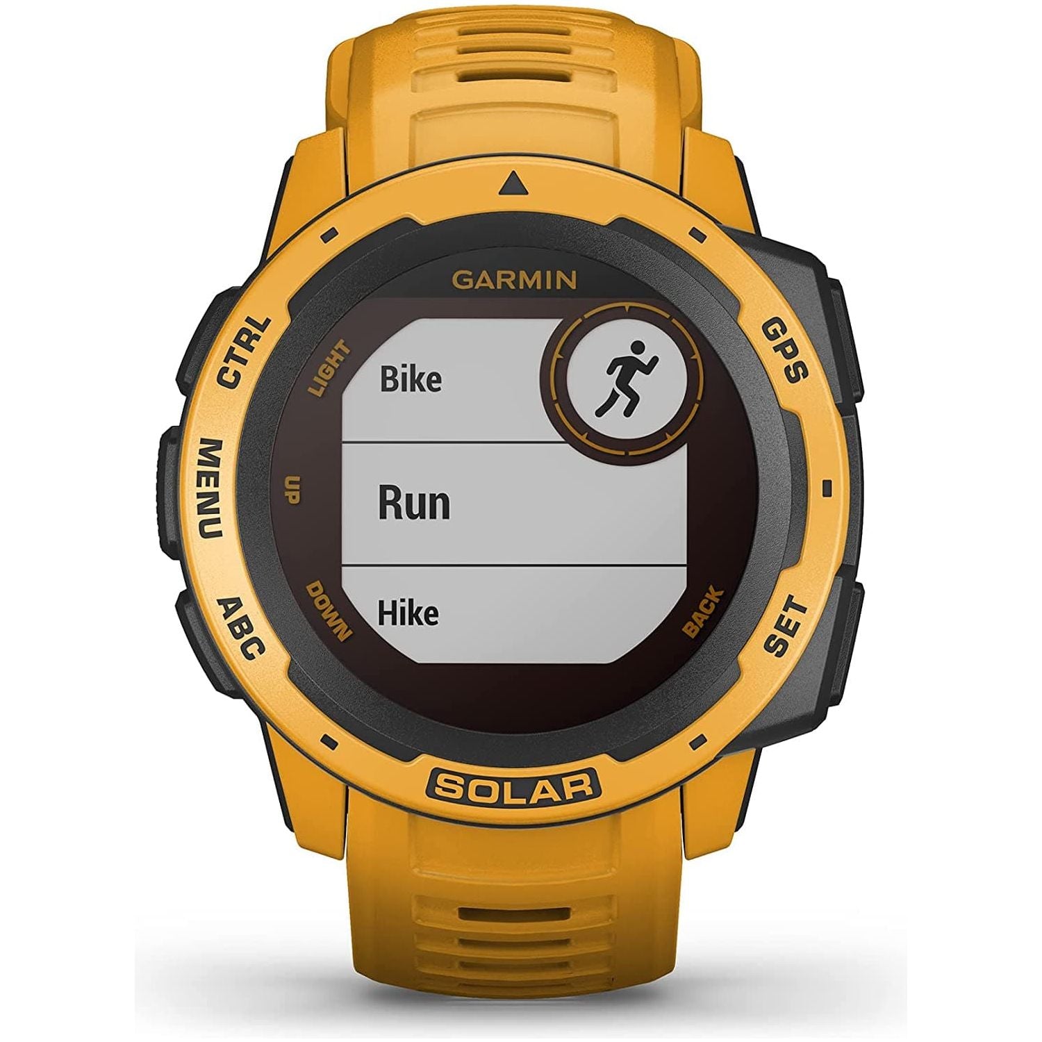 Garmin Instinct Solar, Solar-powered Rugged Outdoor Smartwatch, Built-in Sports Apps and Health Monitoring, Sunburst Yellow - Gadcet.com