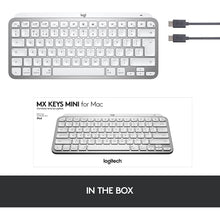 Logitech,Logitech MX Keys Mini for Mac Minimalist Wireless Keyboard, Compact, Bluetooth, Backlit Keys, USB-C, Tactile Typing, Compatible with MacBook Pro,Macbook Air,iMac,iPad - Gadcet.com