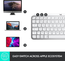 Logitech,Logitech MX Keys Mini for Mac Minimalist Wireless Keyboard, Compact, Bluetooth, Backlit Keys, USB-C, Tactile Typing, Compatible with MacBook Pro,Macbook Air,iMac,iPad - Gadcet.com