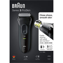 Braun Series 3 ProSkin Electric Shaver, Electric Razor for Men With Pop Up Precision Trimmer, Cordless, Wet & Dry, Gifts For Men, UK 2 Pin Plug, 3020s, Black Razor - Gadcet.com