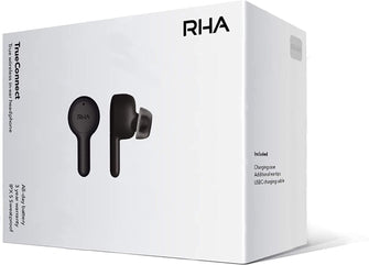 Buy RHA,RHA Trueconnect - Carbon Black: True Wireless Earbuds with Bluetooth 5 & Sweatproof for Sport Activity - Gadcet.com | UK | London | Scotland | Wales| Ireland | Near Me | Cheap | Pay In 3 | Headphones