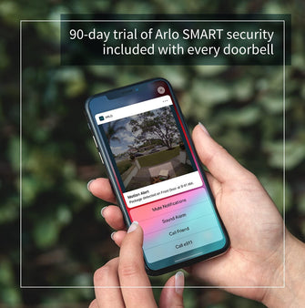Buy Arlo,Arlo Essential Wireless Video Doorbell Camera, 1080p HD Security camera, WiFi, 2 Way Audio, Motion Detection, Built-in Siren, Night Vision, 90-Day Free Trial of Arlo Secure Plan, White - Gadcet.com | UK | London | Scotland | Wales| Ireland | Near Me | Cheap | Pay In 3 | Security Safes