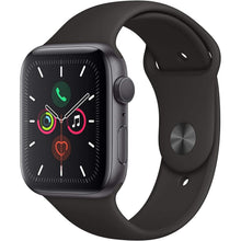Buy Apple,Apple Watch Series 5 (GPS, 44mm) - Space Grey Aluminium Case with Black Sport Band - Gadcet.com | UK | London | Scotland | Wales| Ireland | Near Me | Cheap | Pay In 3 | smart watch