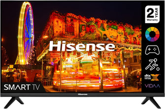 HISENSE,Hisense 32A4BGTUK (32 Inch) HD Smart TV, with Natural Colour Enhancer, DTS Virtual X, VIDAA U5 OS, Youtube, Netflix, Disney +, Freeview Play and WiFi (2022 NEW) - Gadcet.com