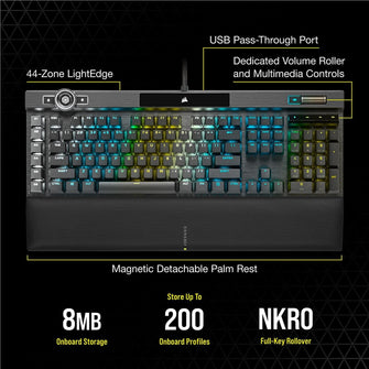 Buy Corsair,Corsair K100 RGB MX Speed Mechanical Gaming Keyboard - Gadcet.com | UK | London | Scotland | Wales| Ireland | Near Me | Cheap | Pay In 3 | Keyboards