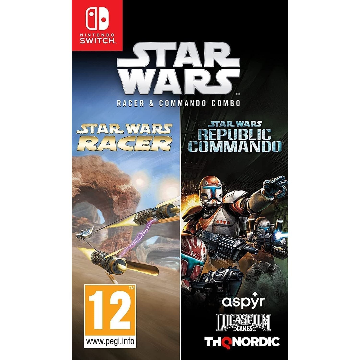 Nintendo,Star Wars Racer & Commando Combo Nintendo Switch Games - Gadcet.com