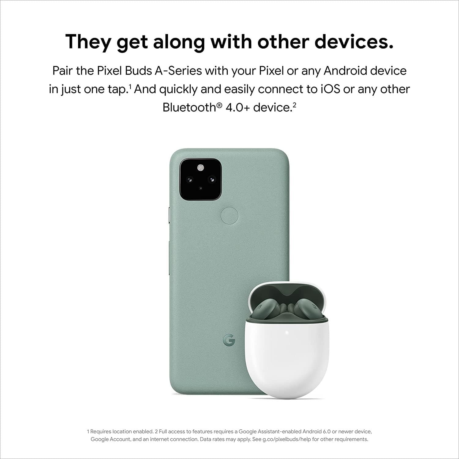 Buy Google,Google Pixel Buds A-Series In-Ear Wireless Earbuds - Olive - Gadcet.com | UK | London | Scotland | Wales| Ireland | Near Me | Cheap | Pay In 3 | Headphones