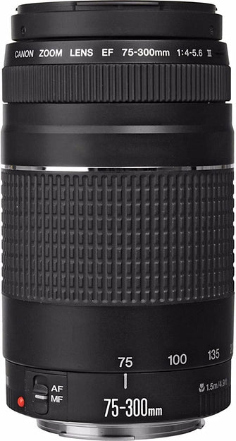 Canon,Canon EF 75-300mm f/4-5.6 III Telephoto Zoom Lens for Canon SLR Cameras - Gadcet.com