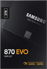 Buy Samsung,Samsung SSD 870 EVO, 2 TB, Form Factor 2.5”, Intelligent Turbo, Black - Gadcet.com | UK | London | Scotland | Wales| Ireland | Near Me | Cheap | Pay In 3 | SSD