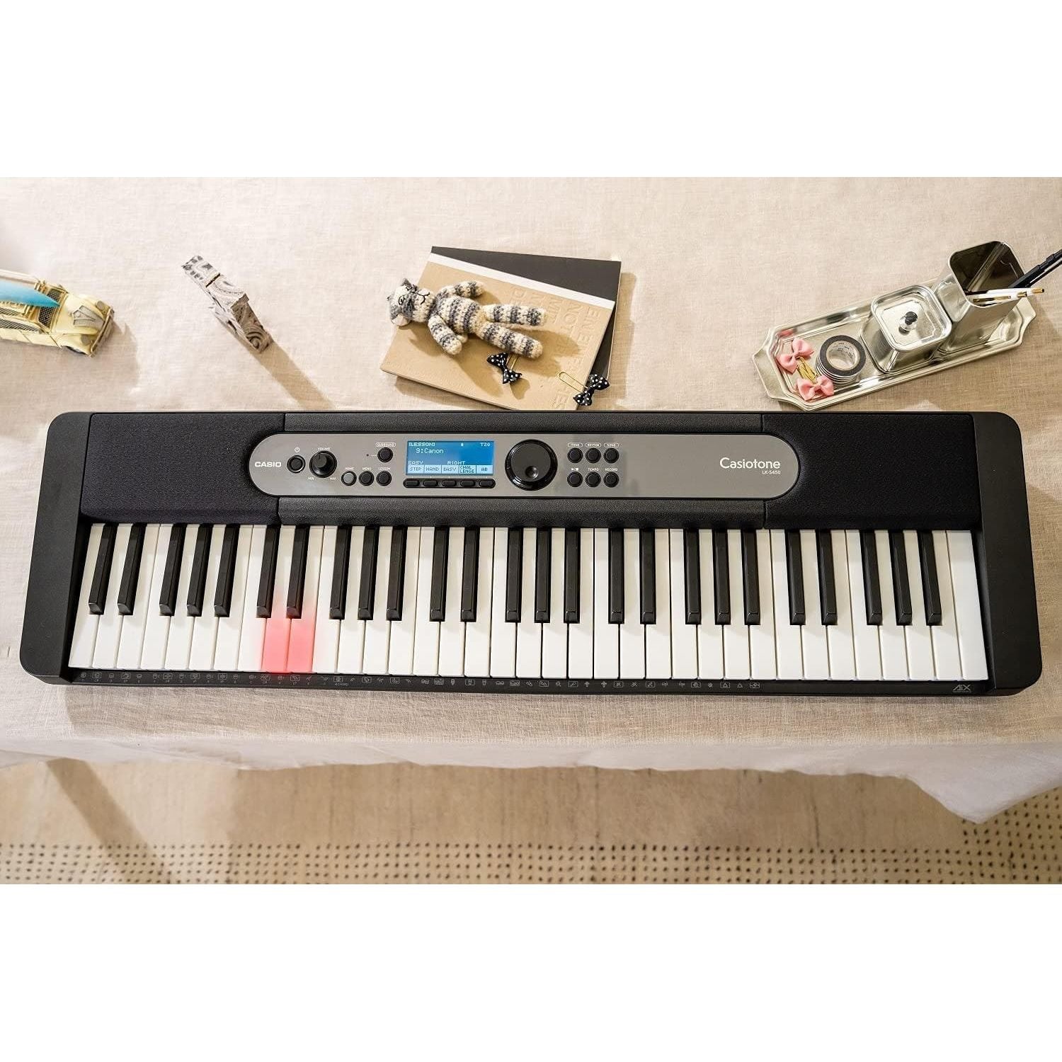Buy Casio,Casio LK-S450 Electronic Keyboard with Touch Sensitive, Lighted Keys, - Gadcet.com | UK | London | Scotland | Wales| Ireland | Near Me | Cheap | Pay In 3 | Pianos
