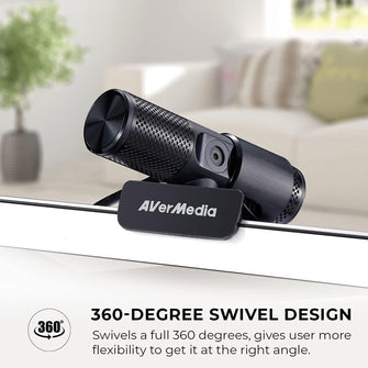 Buy AverMedia,AVerMedia PW313 Live Streamer CAM - Full HD 1080p/30fps Webcam for video calling, Works with Skype, Zoom, FaceTime, Hangouts, PC/Mac/Laptop/ - Black - Gadcet.com | UK | London | Scotland | Wales| Ireland | Near Me | Cheap | Pay In 3 | Webcams