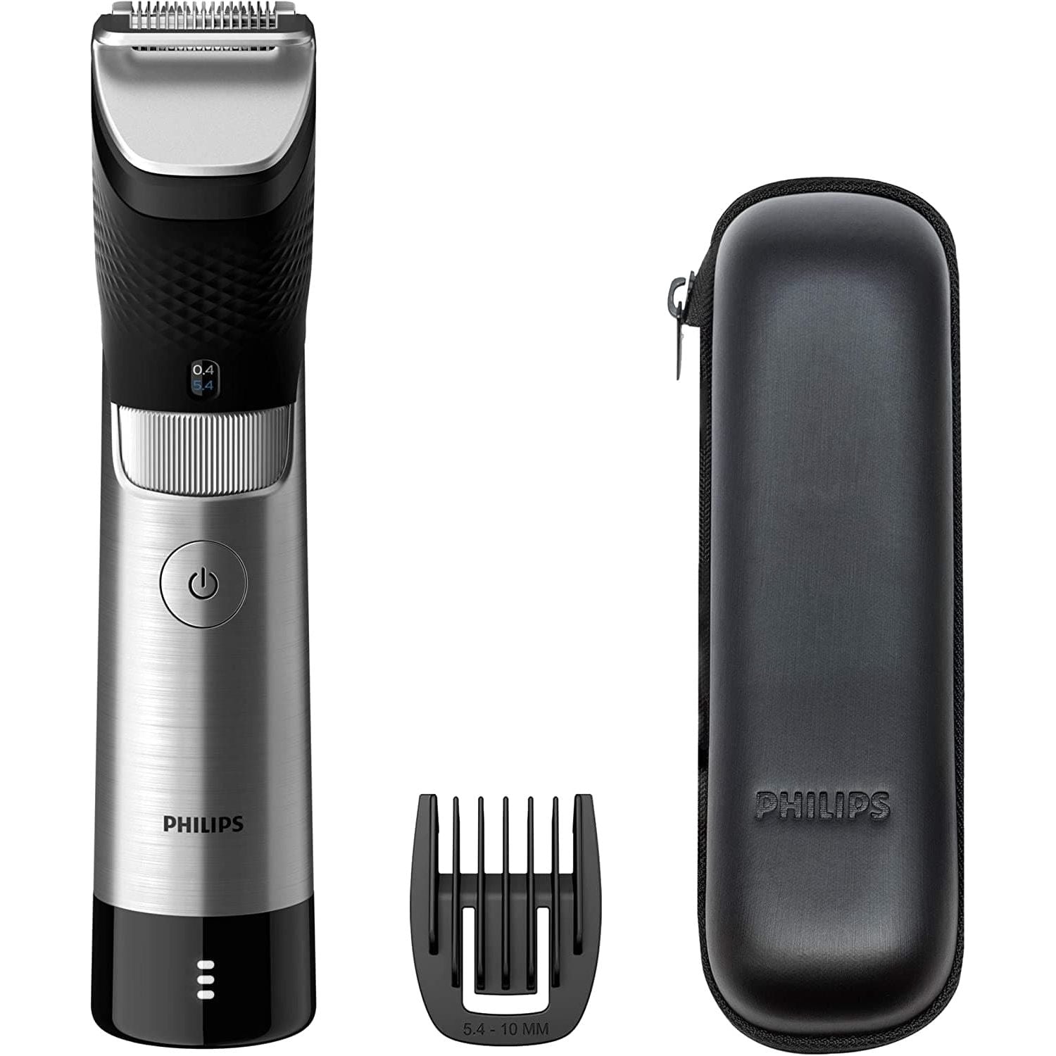 Philips,Philips Beard & Trimmer for Men, 9000 Prestige, 20 Length Settings, SteelPrecision Blades, UK 3-Pin Plug - Gadcet.com