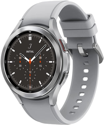 Buy Samsung,SAMSUNG Galaxy Watch4 Classic GPS + 4G , 46 mm, Stainless Steel, Silver- Unlocked - Gadcet.com | UK | London | Scotland | Wales| Ireland | Near Me | Cheap | Pay In 3 | smart watch