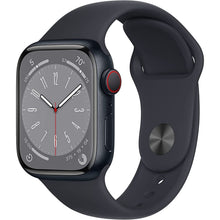 Apple,Apple Watch Series 8 (GPS + Cellular, 41mm) Smart watch - Midnight Aluminium Case with Midnight Sport Band - Gadcet.com