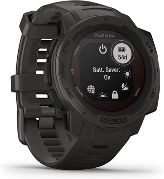 Garmin,Garmin Instinct Solar GPS Smart Watch - Graphite Black - Gadcet.com