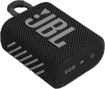 Buy JBL,JBL GO 3 - Wireless Bluetooth portable speaker with integrated loop for travel with USB C charging cable, in black - Gadcet.com | UK | London | Scotland | Wales| Ireland | Near Me | Cheap | Pay In 3 | Speakers