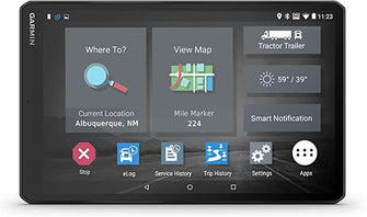 Garmin dēzl LGV1000 MT-DTruck Sat-nav with 10-Inch Display, Custom Truck Routing and Several Mounting Options, Black