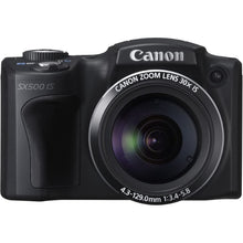 Canon,Canon PowerShot SX500 IS Digital Camera - Black (16.0 MP, 30x Optical Zoom) - Gadcet.com