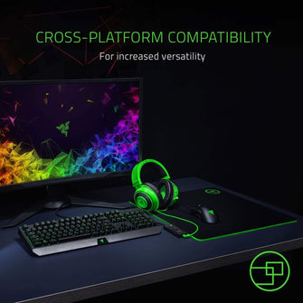 Buy Razer,Razer Kraken Tournament Edition - Wired Gaming Headset with USB Audio Controller (THX Spatial Audio, Full Audio Controls, Custom-Tuned 50mm Drivers) Black - Gadcet.com | UK | London | Scotland | Wales| Ireland | Near Me | Cheap | Pay In 3 | 