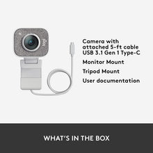 Buy Logitech,Logitech StreamCam – Live Streaming Webcam for Youtube and Twitch, Full 1080p HD 60fps, USB-C Connection, AI-enabled Facial Tracking, Auto Focus, Vertical Video - OFF WHITE - Gadcet.com | UK | London | Scotland | Wales| Ireland | Near Me | Cheap | Pay In 3 | 