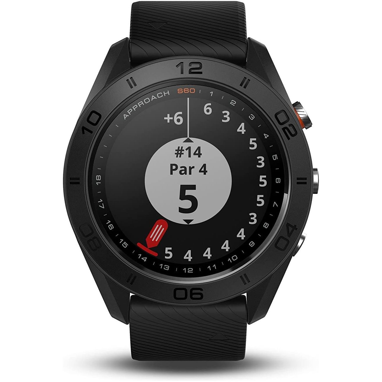 Garmin Approach S60, Premium GPS Golf Watch with Touchscreen Display and Full Color CourseView Mapping, Black w/Silicone Band - Gadcet.com