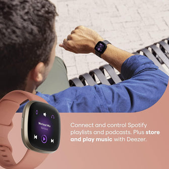 Buy Fitbit,Fitbit Versa 3 Smart Watch - Pink Clay - Gadcet.com | UK | London | Scotland | Wales| Ireland | Near Me | Cheap | Pay In 3 | Watches