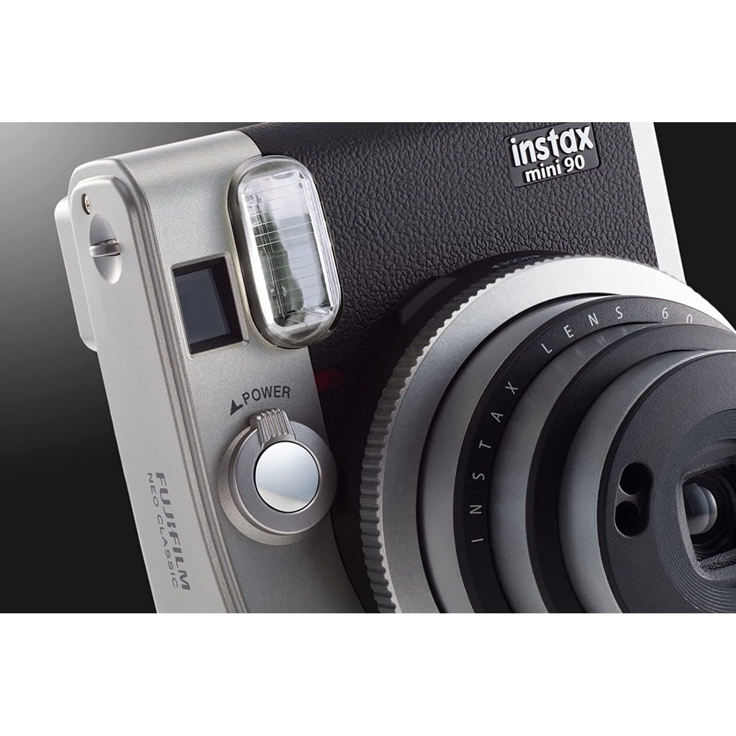 FUJIFILM,Fujifilm instax mini 90 Neo Classic Spot Camera - Black - Gadcet.com