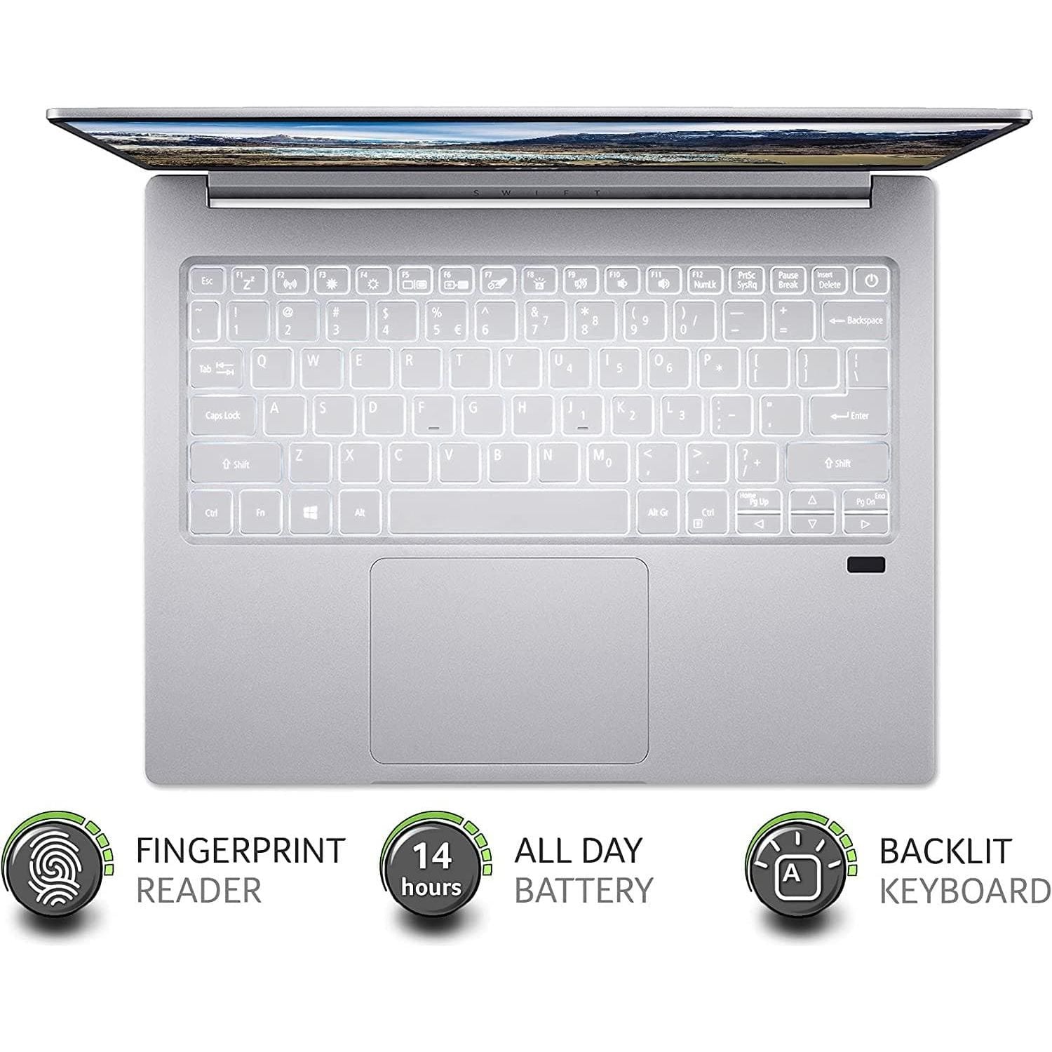 Buy Test,Acer Swift 3 - 13.5" Laptop - Intel Core i5-1135G7, 8GB, 512GB SSD, QHD 3:2 Display, Windows 10, Silver - Gadcet.com | UK | London | Scotland | Wales| Ireland | Near Me | Cheap | Pay In 3 | Laptops