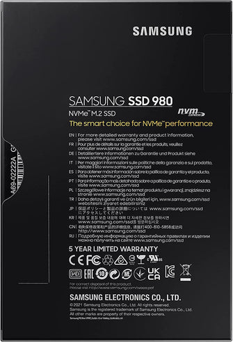 Buy Samsung,Samsung 980 1 TB PCIe 3.0 (up to 3.500 MB/s) NVMe M.2 Internal Solid State Drive (SSD) (MZ-V8V1T0BW) - Gadcet.com | UK | London | Scotland | Wales| Ireland | Near Me | Cheap | Pay In 3 | Hard Drives