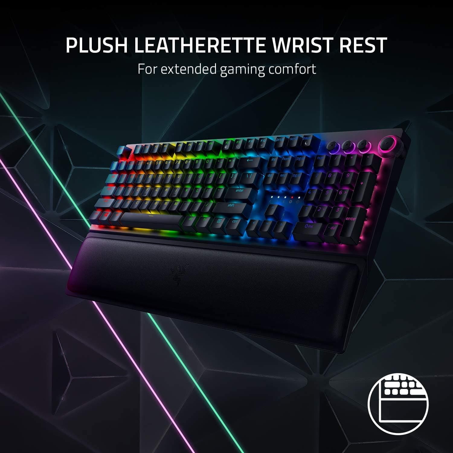 Buy Razer,Razer Blackwidow V3 Pro Wireless Gaming Keyword, Mechanical Gaming Keyboard, Wrist Rest, Bluetooth, USB-C, UK Layout - Black - Gadcet.com | UK | London | Scotland | Wales| Ireland | Near Me | Cheap | Pay In 3 | Keyboards