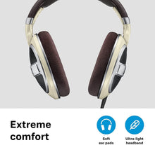 Buy Sennheiser,Sennheiser HD 599 Around-Ear Open Back Headphones - Ivory - Gadcet.com | UK | London | Scotland | Wales| Ireland | Near Me | Cheap | Pay In 3 | Headphones