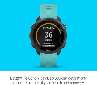 Garmin Forerunner 245 Music, GPS Running Smartwatch with Music and Advanced Dynamics, Aqua - Gadcet.com
