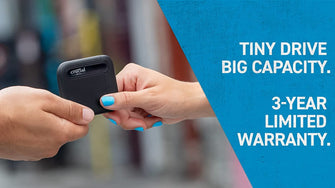 Buy Crucial,Crucial X6 1TB External Portable SSD Rugged USB-C/A - Black - Gadcet.com | UK | London | Scotland | Wales| Ireland | Near Me | Cheap | Pay In 3 | Hard Drives