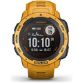 Garmin Instinct Solar, Solar-powered Rugged Outdoor Smartwatch, Built-in Sports Apps and Health Monitoring, Sunburst Yellow - Gadcet.com