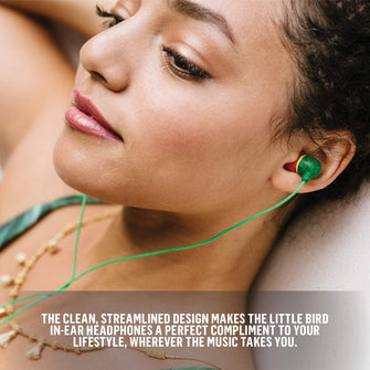 Buy House of marley,House of Marley Little Bird In-Ear Headphones, In-Line Microphone Control Earphones, Noise Isolating 9 mm Driver, Earbuds Included in 2 Sizes for Lasting Comfort, Sustainably Crafted Sound- Rasta - Gadcet.com | UK | London | Scotland | Wales| Ireland | Near Me | Cheap | Pay In 3 | Headphones & Headsets
