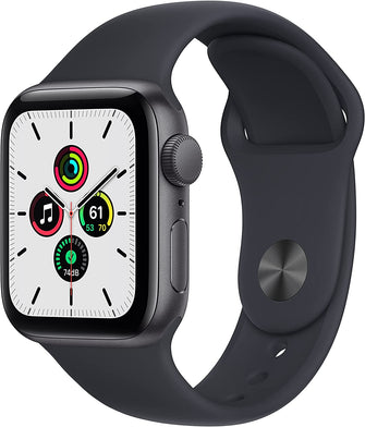 Buy Apple,Apple Watch SE GPS, 40mm Space Grey Aluminium Case with Midnight Sport Band - Regular - Gadcet.com | UK | London | Scotland | Wales| Ireland | Near Me | Cheap | Pay In 3 | Watches