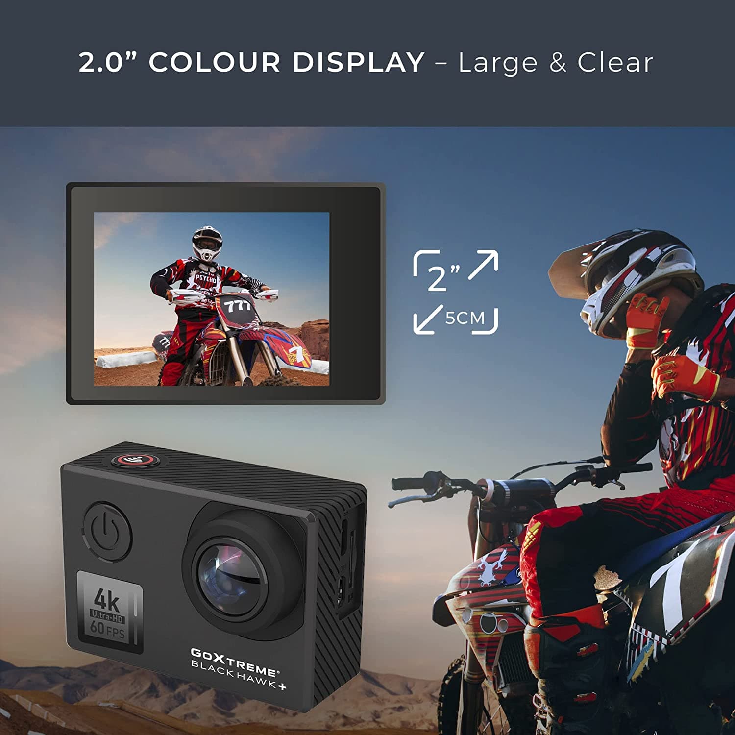 Easypix GoXtreme BlackHawk 4K Action Camera 60fps