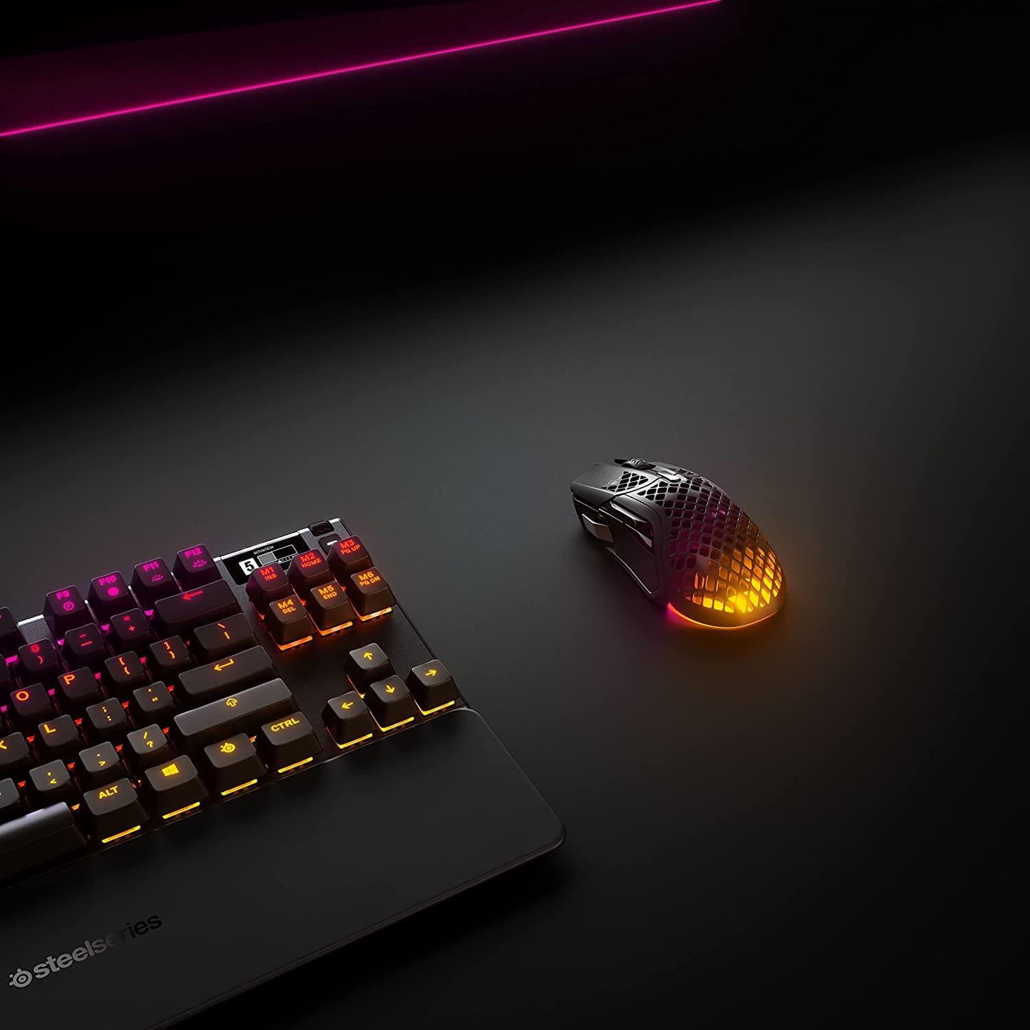 Buy SteelSeries,SteelSeries Aerox 5 Wireless Gaming Mouse – Ultra Lightweight 74g – 9 Buttons – Bluetooth/2.4 GHz – 180 Hr Battery – IP54 Water Resistant – PC/MAC – FPS, MOBA, Battle Royale - Gadcet.com | UK | London | Scotland | Wales| Ireland | Near Me | Cheap | Pay In 3 | Computer Accessories