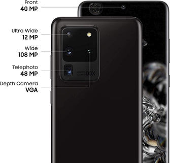 Buy Samsung,Samsung Galaxy S20 Ultra 5G 128GB - Cosmic black - Unlocked - Gadcet.com | UK | London | Scotland | Wales| Ireland | Near Me | Cheap | Pay In 3 | Mobile Phones