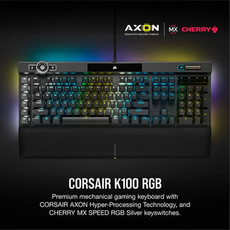 Buy Corsair,Corsair K100 RGB MX Speed Mechanical Gaming Keyboard - Gadcet.com | UK | London | Scotland | Wales| Ireland | Near Me | Cheap | Pay In 3 | Keyboards