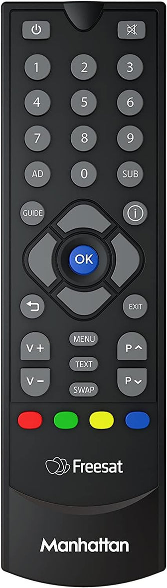Buy Manhattan,Manhattan SX Freesat HD Box, Black - Gadcet.com | UK | London | Scotland | Wales| Ireland | Near Me | Cheap | Pay In 3 | TV Converter Boxes