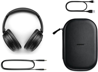 Buy Bose,BOSE QuietComfort 45 Wireless Bluetooth Noise-Cancelling Headphones - Black - Gadcet.com | UK | London | Scotland | Wales| Ireland | Near Me | Cheap | Pay In 3 | Headphones