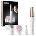 Buy Braun,Braun FaceSpa Face Epilator, Hair Removal with Facial Cleansing Brush Head, Toning Head & Charger Stand, Wet & Dry, SE912, White/Bronze - Gadcet.com | UK | London | Scotland | Wales| Ireland | Near Me | Cheap | Pay In 3 | Health & Beauty