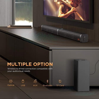 ULTIMEA,ULTIMEA Tapio V Soundbar, 5 Bass Surround Sound Soundbar, 2.1 CH Home Audio Su - Gadcet.com