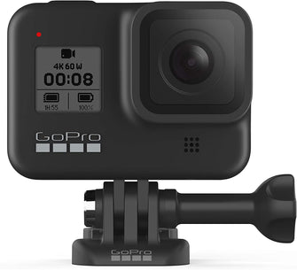 GoPro HERO8 Black - Waterproof 4K Digital Action Camera with Hypersmooth Stabilisation, Touch Screen and Voice Control - Live HD Streaming