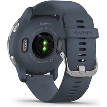 Buy Garmin,Garmin Venu 2 GPS smartwatch with all-day health monitoring, Silver Bezel with Granite Blue Case and Silicone Band - Gadcet.com | UK | London | Scotland | Wales| Ireland | Near Me | Cheap | Pay In 3 | 