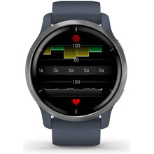 Buy Garmin,Garmin Venu 2 GPS smartwatch with all-day health monitoring, Silver Bezel with Granite Blue Case and Silicone Band - Gadcet.com | UK | London | Scotland | Wales| Ireland | Near Me | Cheap | Pay In 3 | 