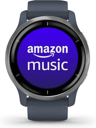 Buy Garmin,Garmin Venu 2 GPS smartwatch with all-day health monitoring, Silver Bezel with Granite Blue Case and Silicone Band - Gadcet.com | UK | London | Scotland | Wales| Ireland | Near Me | Cheap | Pay In 3 | 