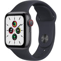 Buy Apple,Watch SE (GPS + Cellular), 40mm Space Grey Aluminium Case with Midnight Sport Band MKR23B/A - Gadcet.com | UK | London | Scotland | Wales| Ireland | Near Me | Cheap | Pay In 3 | Watches